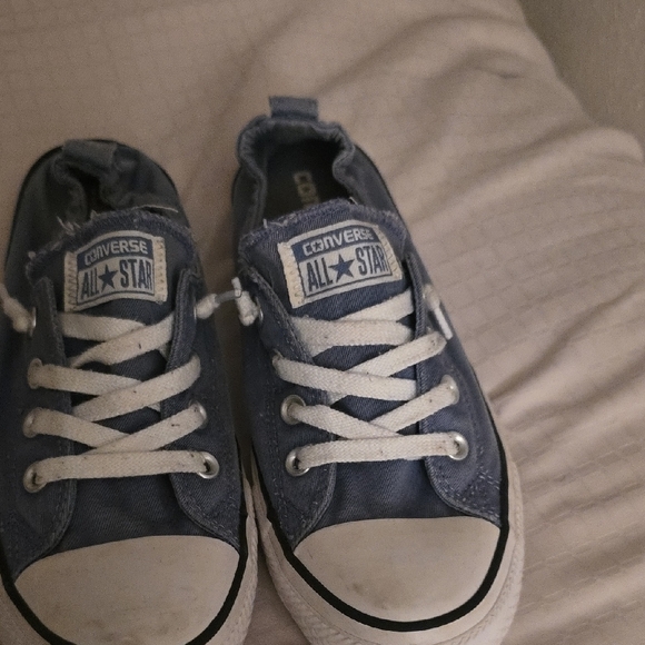 Converse Kids Denim Blue Sneakers - Picture 1 of 2